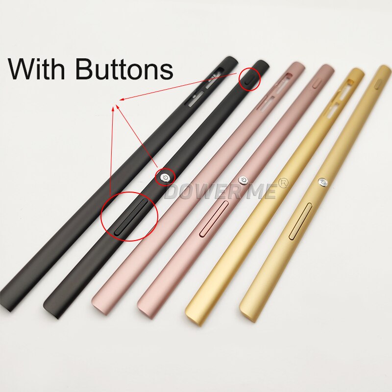 Dower Me Midden Frame Chassis Bezel Met Metal Side Deel En Bottons Lijm Voor Sony Xperia XA1 Ultra G3221 G3212 g3226 XA1U