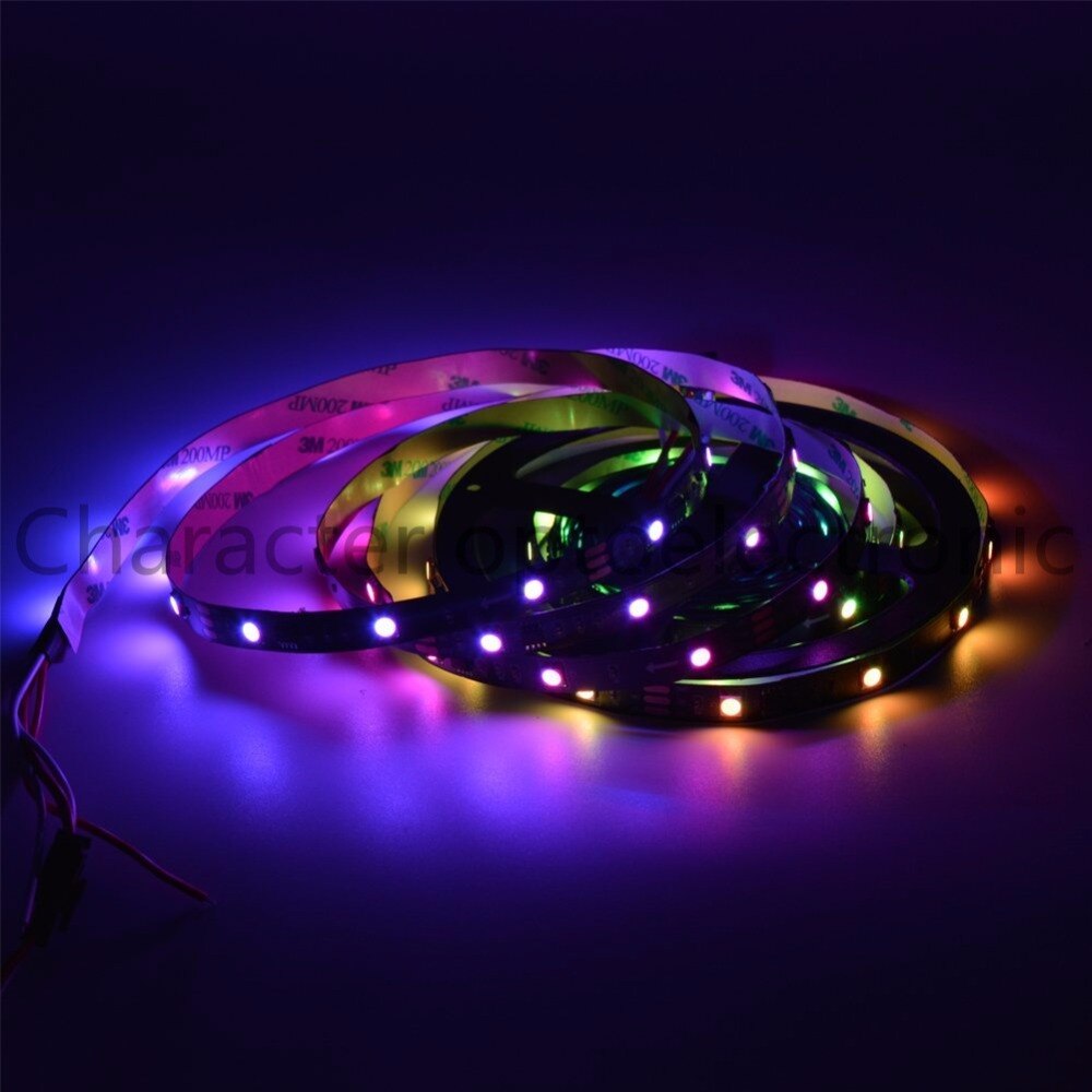 DC12V WS2811 5050 SMD RVB Bande Adressable 30/60leds/m Pixels Led Externe 1 ic contrôle 3 leds 5 m/roll imperméable IP67/IP30