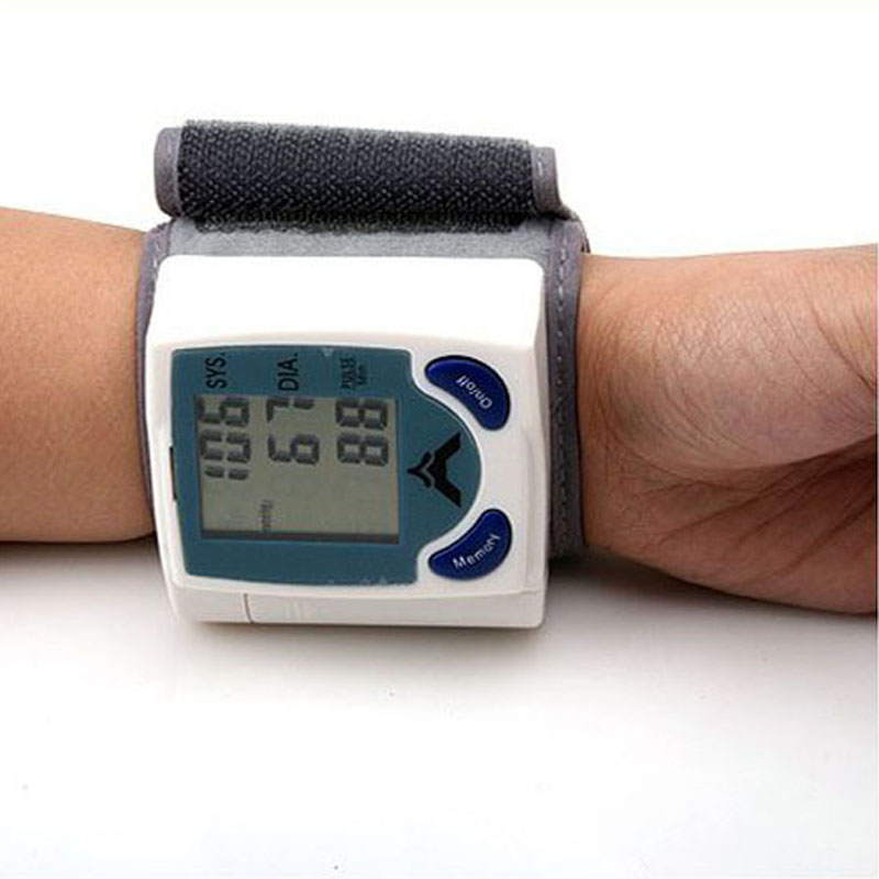 Tensiomètre de poignet intelligent automatique, tensiomètre, moniteur de pression artérielle, fréquence cardiaque, pouls, tonomètre portable