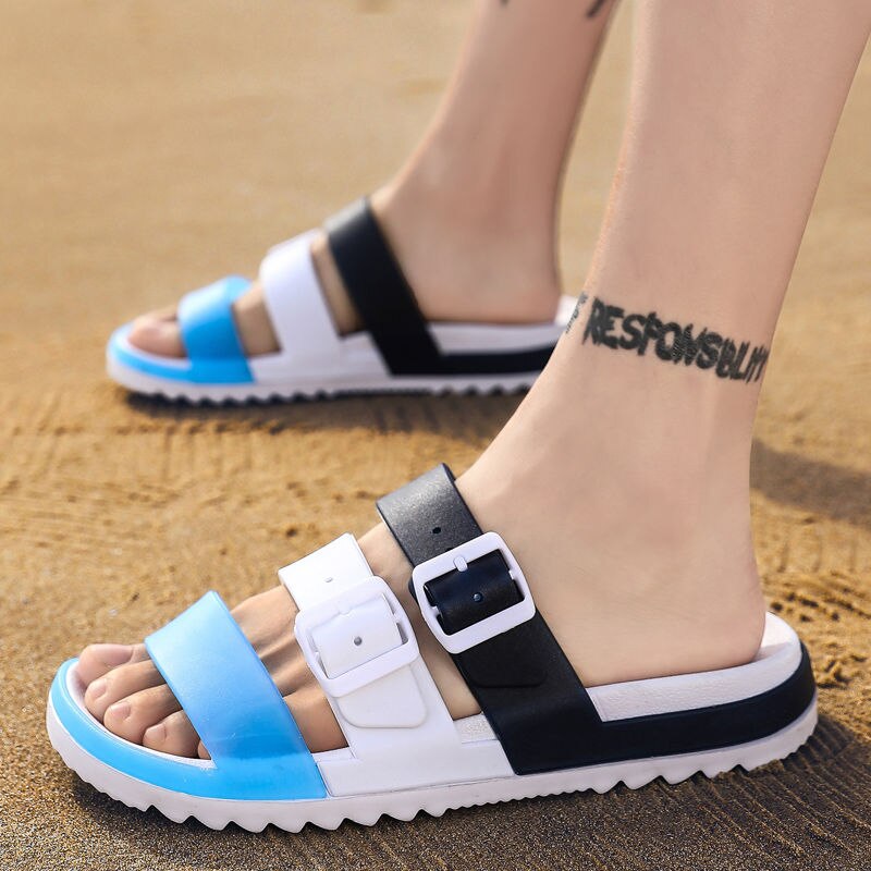 Mode Heren Klompen Mens Tuin Schoenen Licht Muilezels Strand Gaten Sandalen Slip Water Schoenen Voor Man
