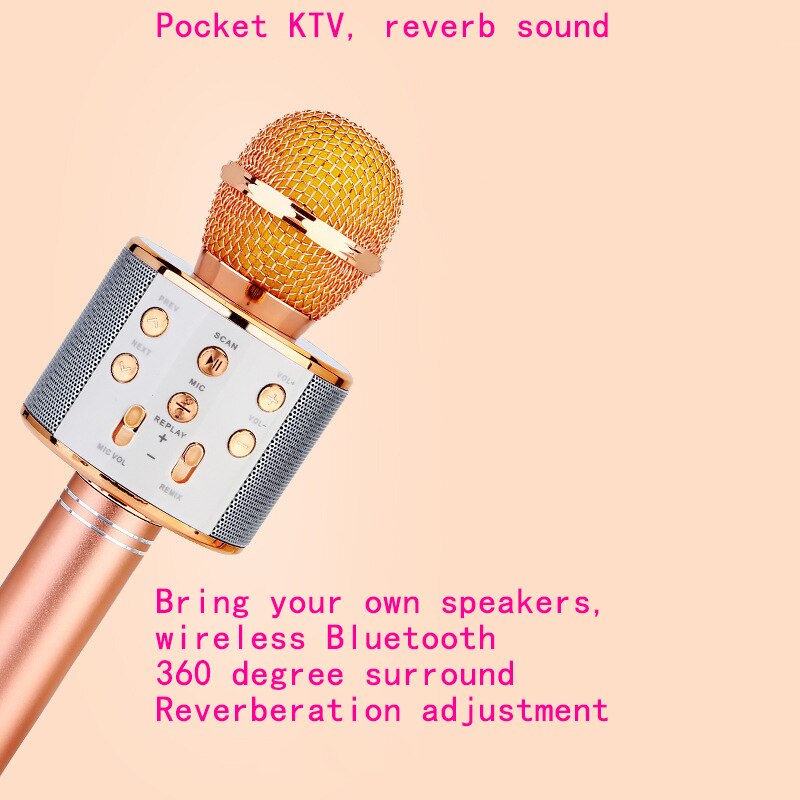 Rybozen Mini Movable Karaoke Player, Wireless Karaoke