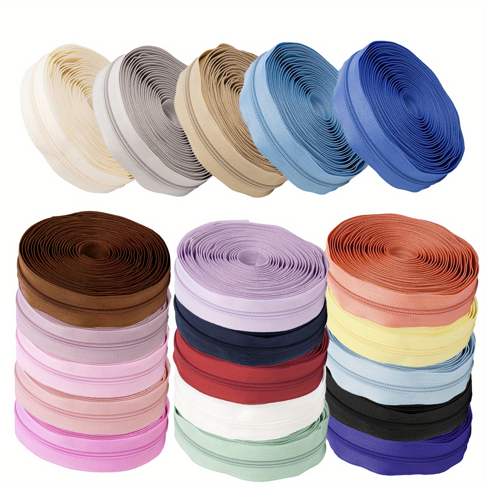 1set.3 # gekleurde ritssluiting, twintig kleuren om uit te kiezen, doe-het-zelf-vervangingsrits voor thuis naaien