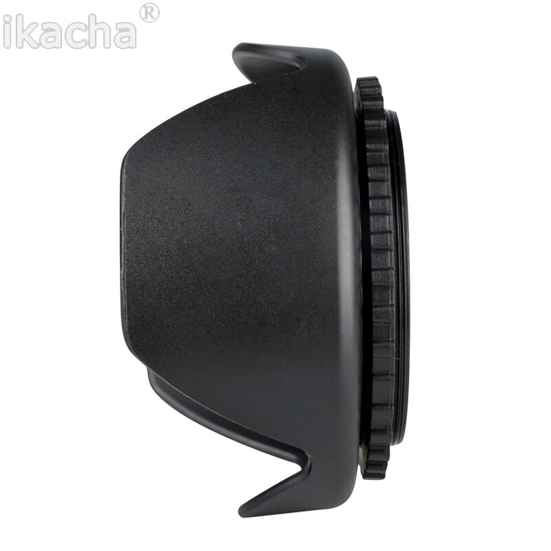 52mm 52mm telecamera lente cappuccio Supporto della Vite Petalo Forma di Fiore corona per riflesso canone Nikon Sony Fotocamera