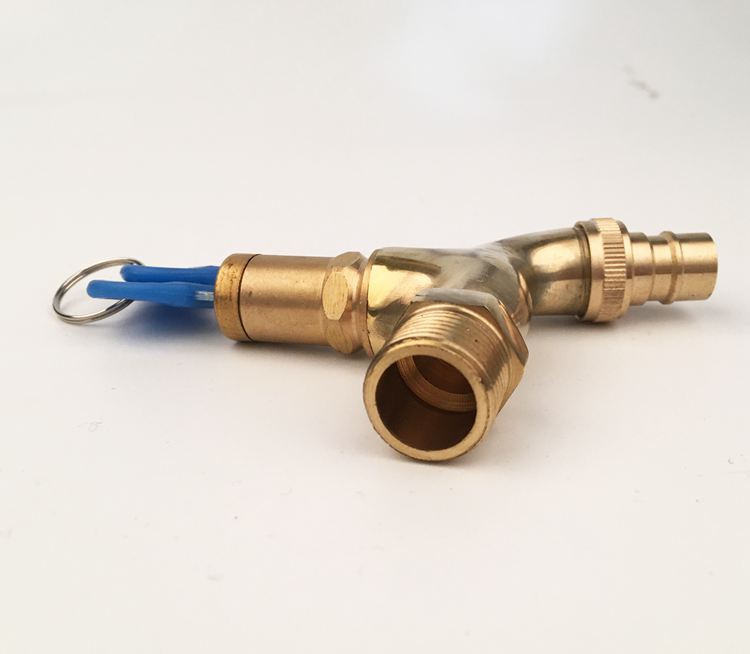 BaIDaiMoDeng Lavaggio Acqua di Rubinetto con Chiave di Blocco Rubinetto di Rame Singolo all'aperto anti-furto Rubinetto Della Cucina del Sensore del Rubinetto Esterno