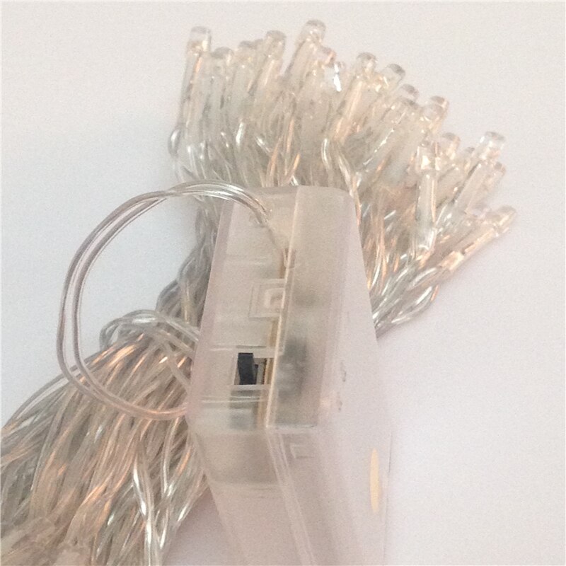 Julslinga ljus led batteri ljus 2m 3m 4m 5m 10m lampor/bröllop/ led dekorationslampa serie batteri
