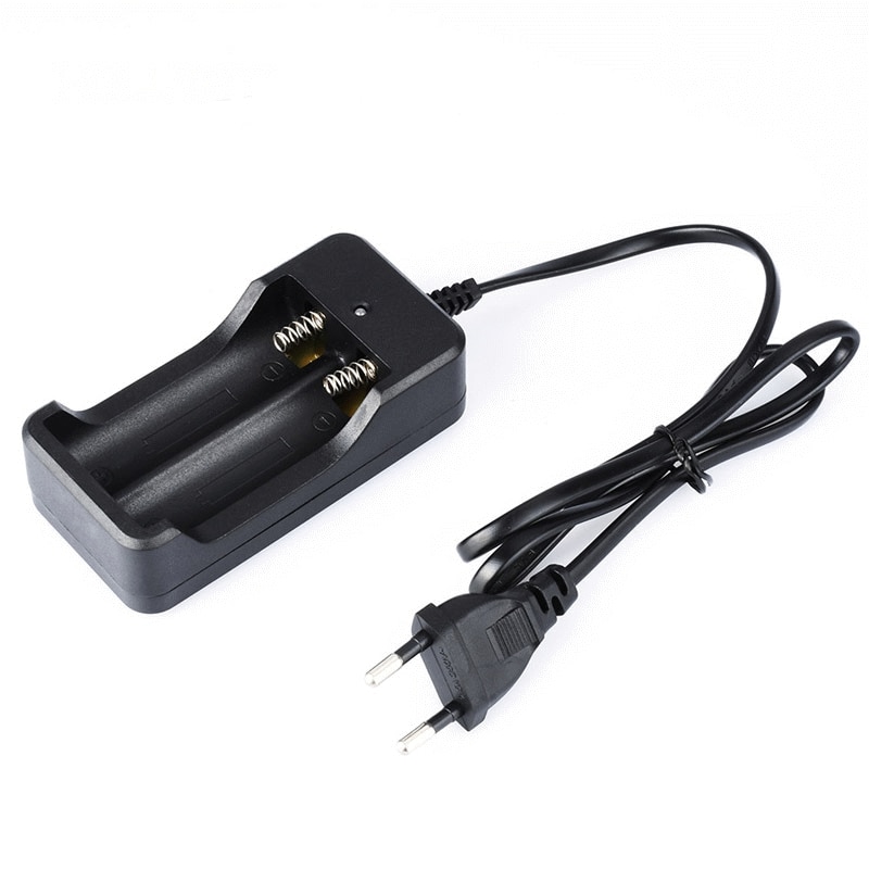 Chargeur GTF 18650 double charge 4.2V chargeur double fente chargeur de lampe de poche règlements de l'ue, règlements européens
