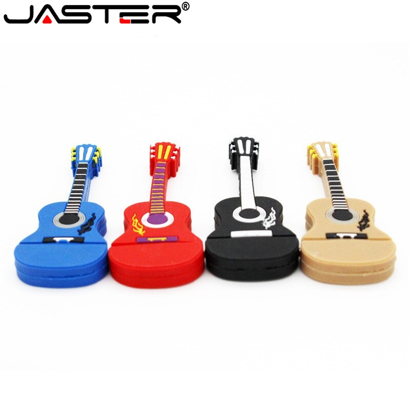Jaster Muziekinstrument Gitaar Usb Flash Drive Usb Memory Stick 64Gb 16Gb Flash Memory Stick Pen drive Usb Schijf