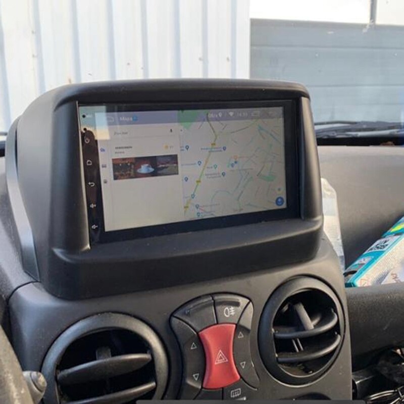 Voor autoradio, dvd-paneel, montagekit voor fiat doblo 2002 dvd-frame, dashboardkit