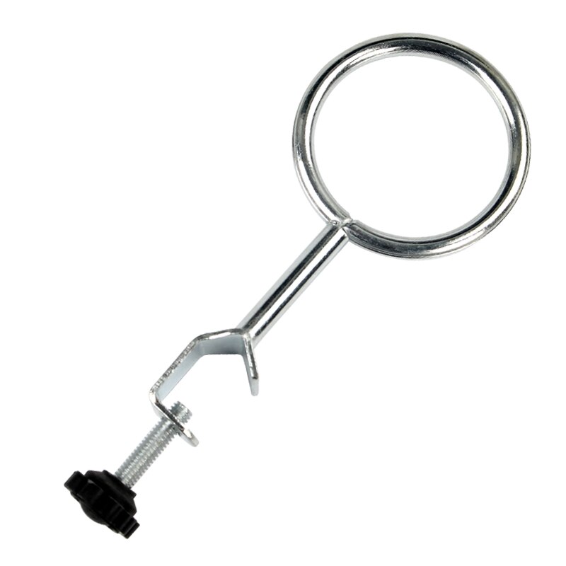 3Pcs Chemical Iron Ring Retort Stand Iron Stand Accessory Inner Diameter 5cm with Retaining clip Chemistry Lab Equipment