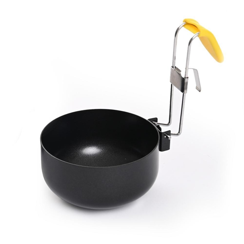 1/2Pcs Reusable Egg Steamer Cooking Spoon for Perfect Boiled Eggs Cooking Accessories Stainless Steel Egg Cooker Anti-scald: black