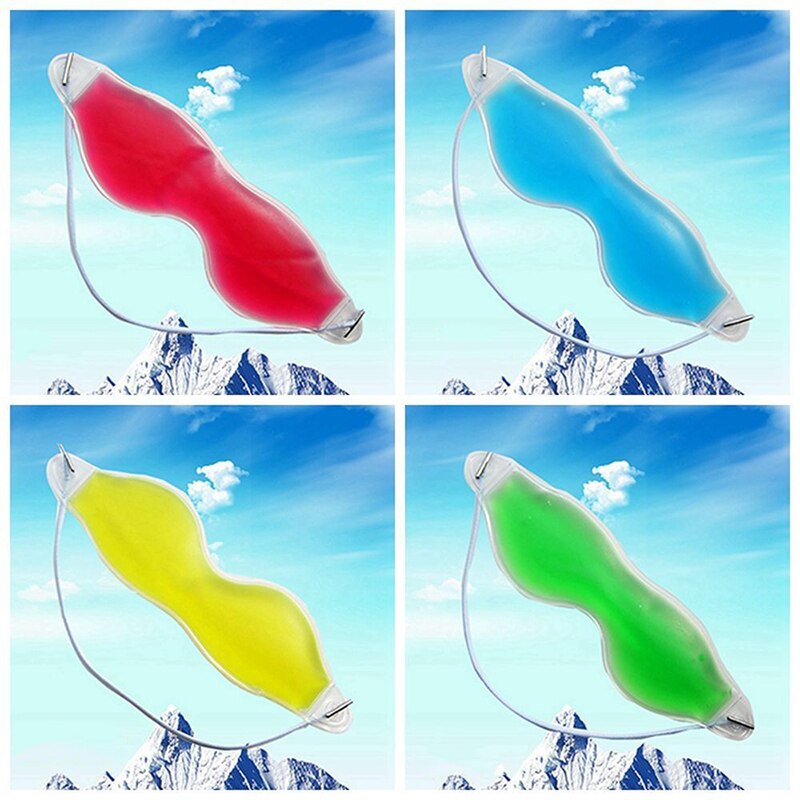 Ice Gel Eye Mask Goggles Remove Dark Circle Gel Cold Sleeping Eye Protection Ice Cool Soothing Tired Eye Care Tools
