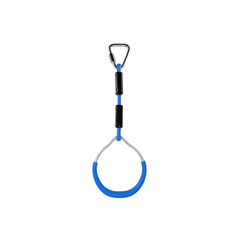 Équipement d'escalade d'extérieur pour enfants, terrain de jeu pour enfants, anneaux de barre de balançoire, anneau de gymnastique, anneaux de suspension, accessoires de balançoires: Bleu