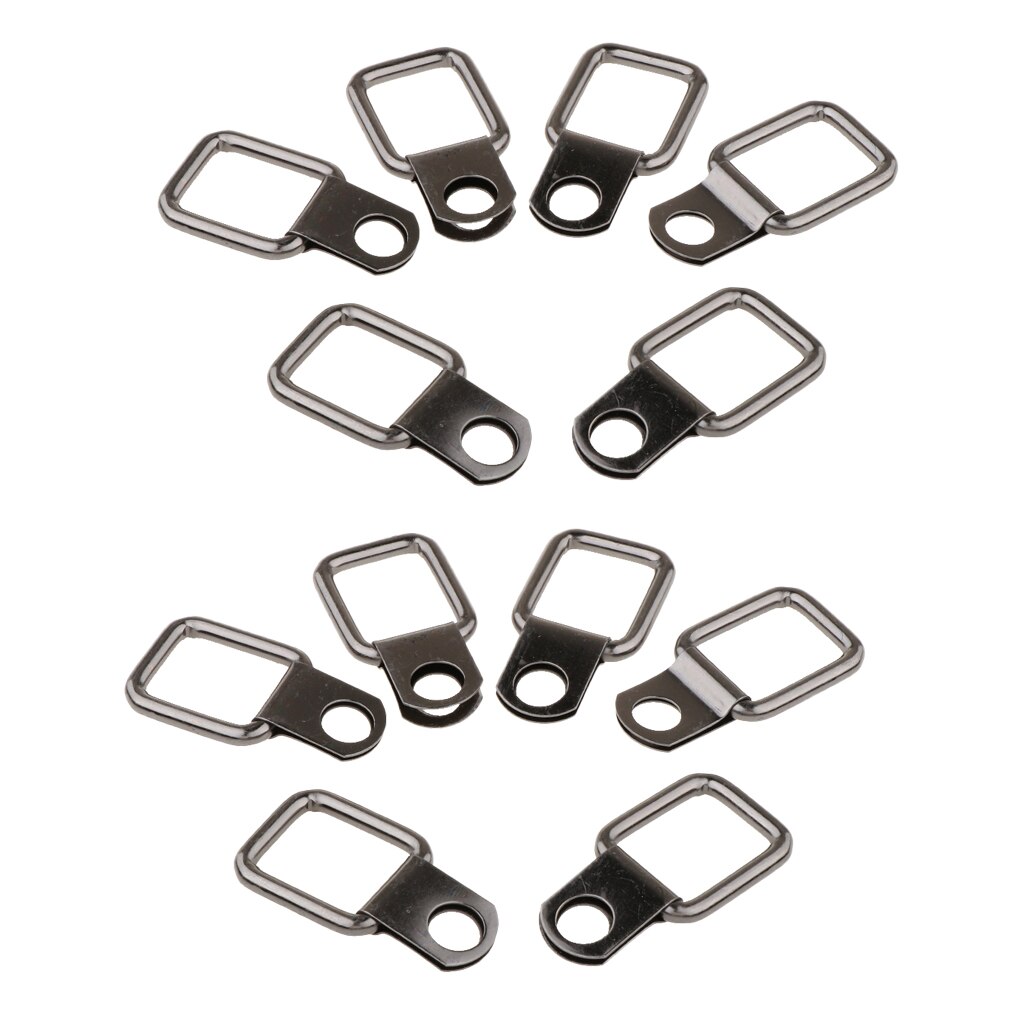 12pcs D Ring Tie Downs Forged Lashing Ring For Jeep Wrangler Trunk Cargo