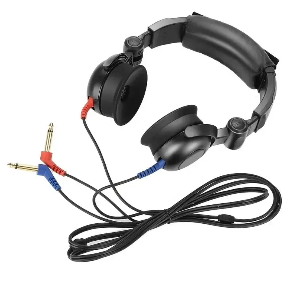 Professionelle luftleitungskopfhörer, hörtest-ohrhörer, tragbarer tdh- 39 dd45- audiometer-kopfhörer, kopfhörer für hochempfindliche ohren