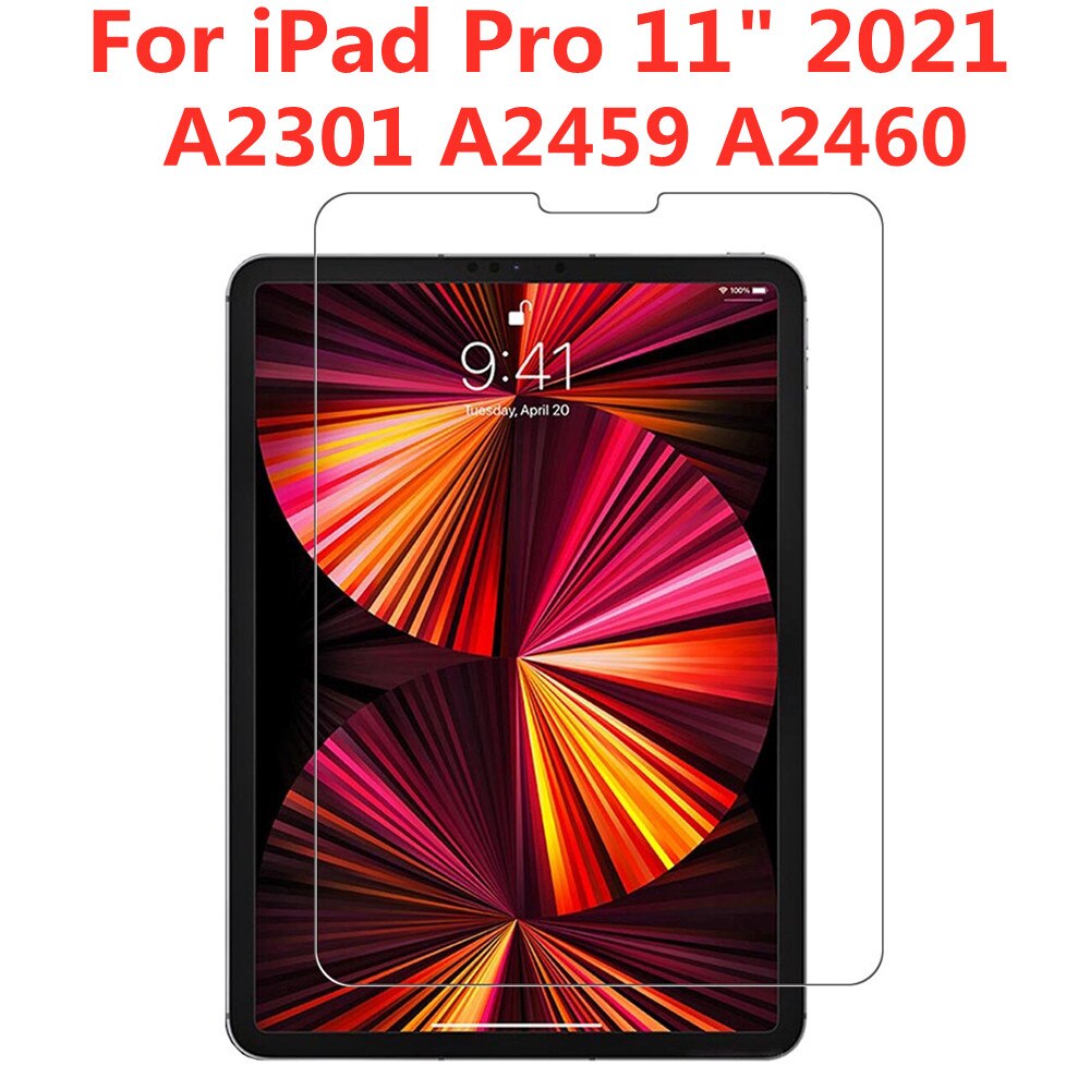 Osłona ekranu ze szkła hartowanego dla iPad powietrza 4 10.9 iPad 3 2 6 7 8th Pro 9.7 10.2 10.5 11 Cal Mini 5 7.9 Tablet folia ochronna: ipad pro 11 2021