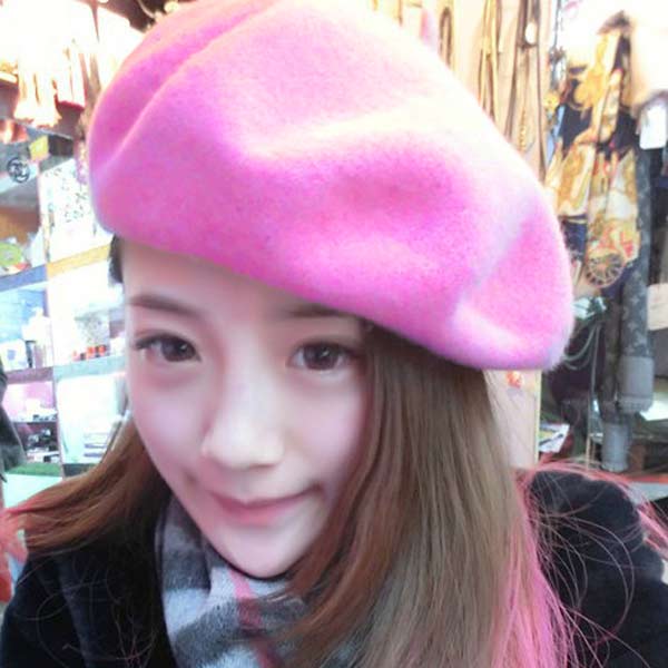 Elegent britisk dame kvinner strikket beret lue ski luer tam lokk lue xin