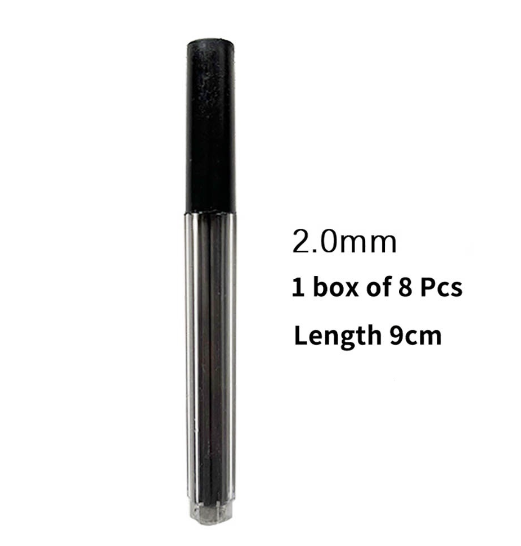 Matita meccanica professionale in metallo per schizzi 0,3/0,5/0,7/0,9/1,3/2,0/3,0 mm
