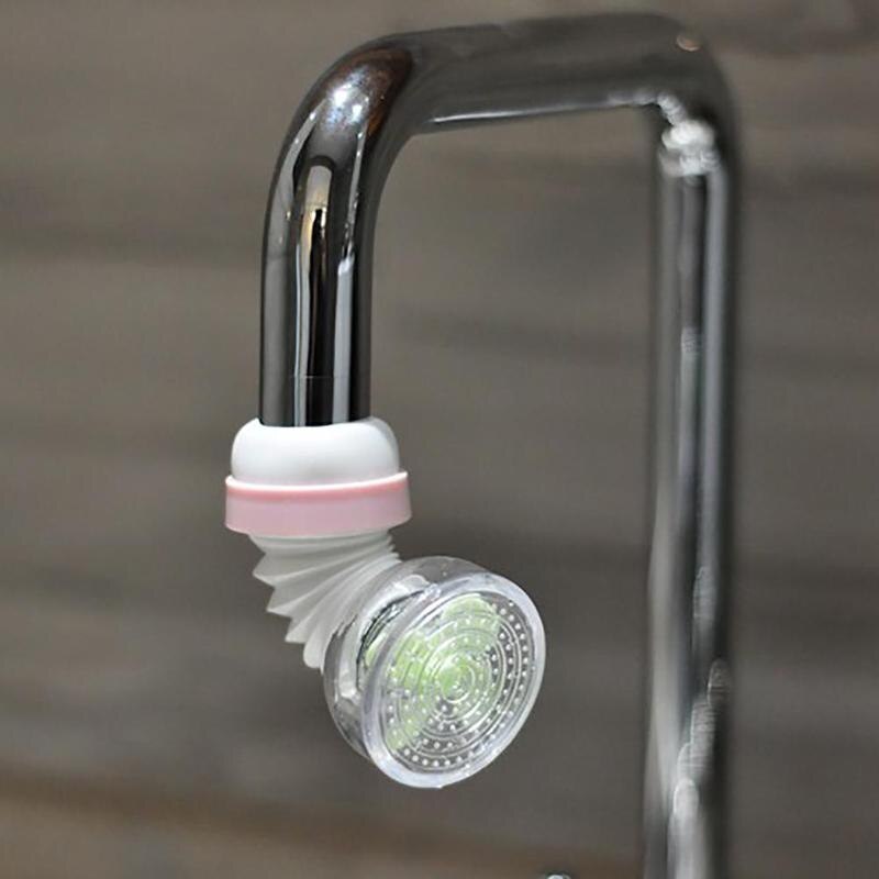 Caños para grifo de cocina rociadores de PVC de rotación de 360, ahorro de ducha, boquilla purificadora de agua para cocina, accesorios de agua para grifo F0P8