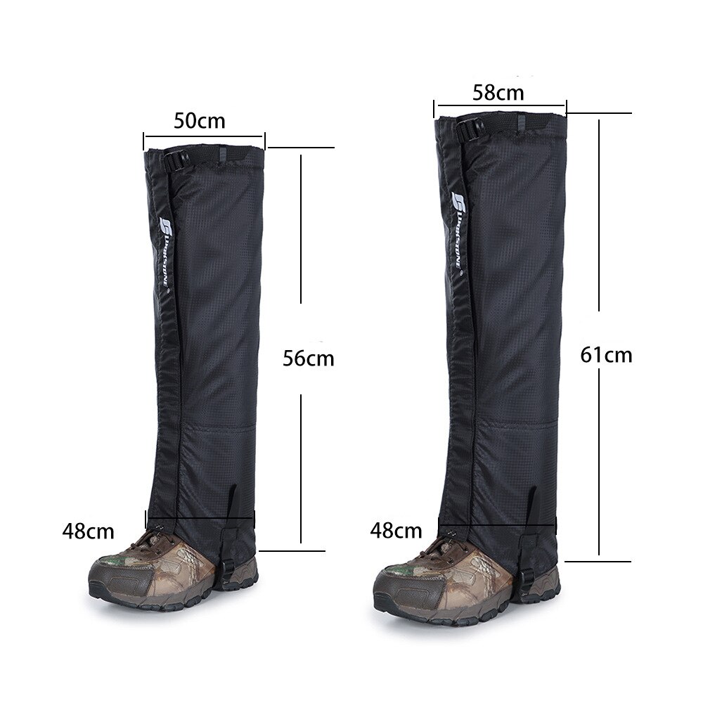 Polainas de lã ao ar livre caminhadas viagens leggings à prova dwaterproof água perna aquecedores sapato tampas velcro fechamento polainas biking snowboard