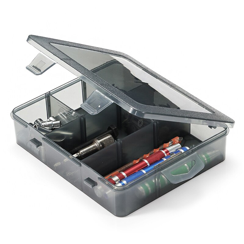 Removable Plastic Portable Parts Box Screw Storage Box Metal Parts Hardware Tool Screwdriver Auto Repair Tool Box