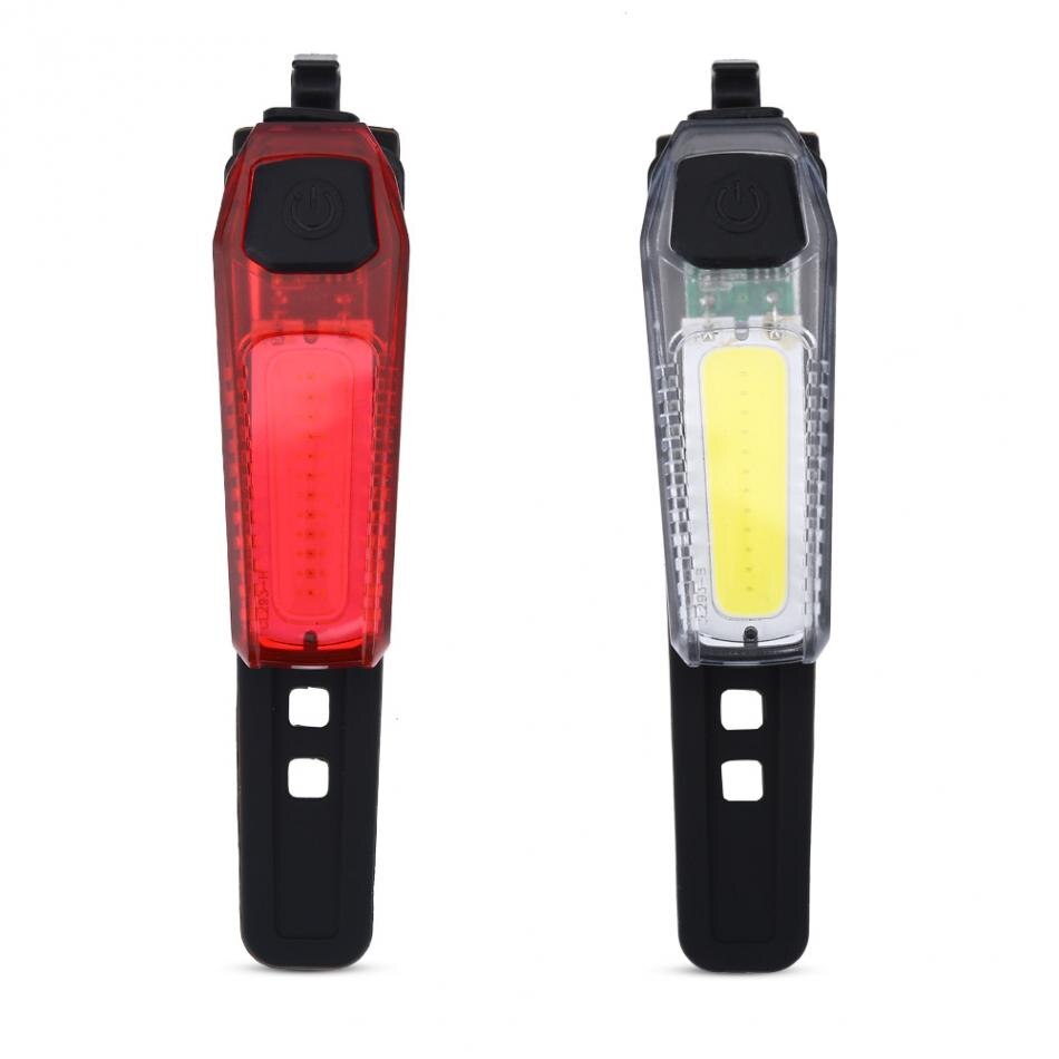 200LM USB Oplaadbare Fiets Achterlicht Fietsen Led-achterlicht waterdichte Weg Mountainbike Terug Lamp voor Fiets