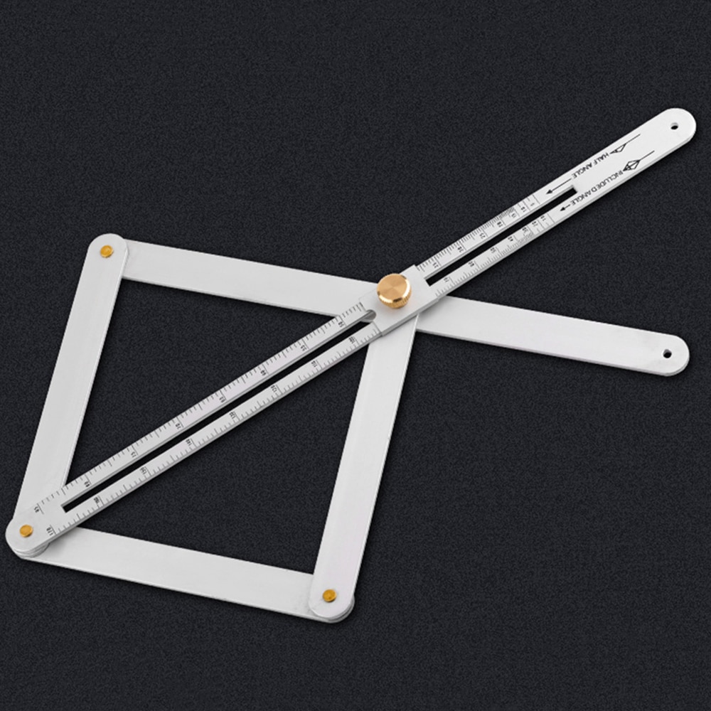 Skrå hjørne vinkelmåler metall multi vinkel verktøy firkant vinkelmåler digital vinkel linjal finner vinkelmåler vinkel meter goniometer