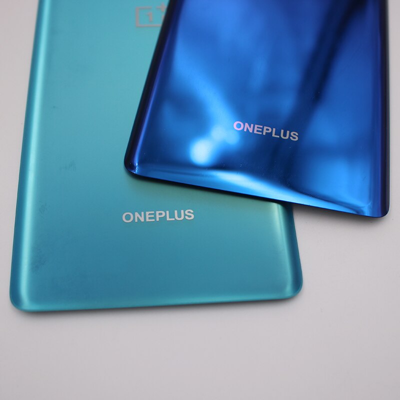 Original Für eins Plus 8 Zurück Batterie Abdeckung Gehäbenutzen Tür Hinten fallen Mit Kamera Rahmen Glas Objektiv Für OnePlus 8 + Klebeband