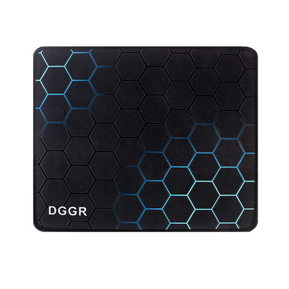 DGGR small Mouse Pad Classic hexagon graphics Gaming Mouse pad Anti-slip Natural Rubber with Locking Edge Gaming Mouse Mat