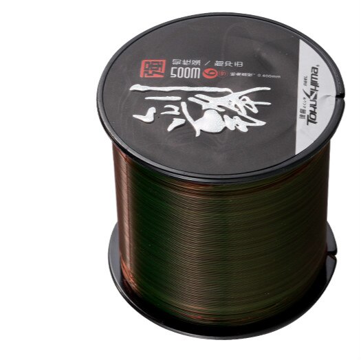 Sedal de Pesca de nailon superfuerte, hilo de pescar de 500m, monofilamento, Sedal principal, telescópico, Accesorios para Pesca de Mar: Negro / 2.0