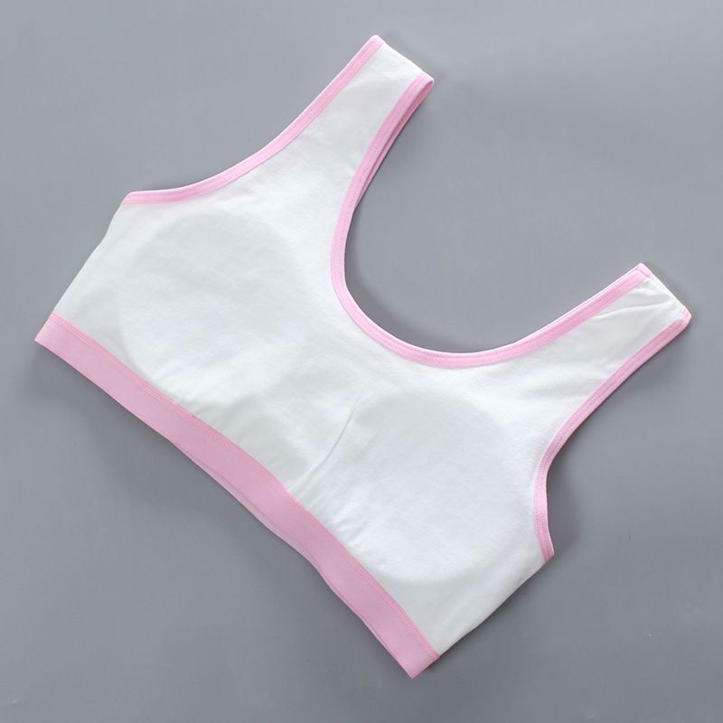 Soft Bra Teenage Underwear Bra Set Training Bras and Panties Puberty Students Bra Vest