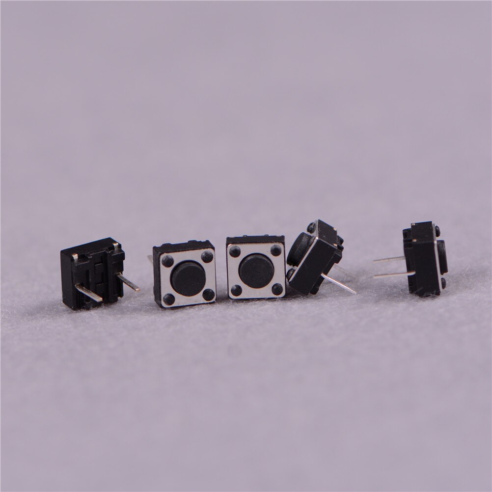 50Pcs Momentary Tactile Tact Push Button Switch 2 Pin DIP 6x6x4.3mm High 4.3mm