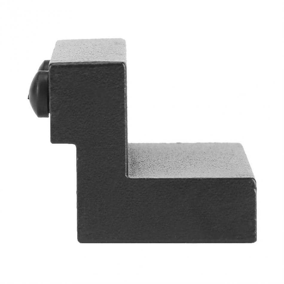1 par de soportes de puerta de aleación de Zinc para puerta de Granero deslizante, carril de puerta, parada de puerta