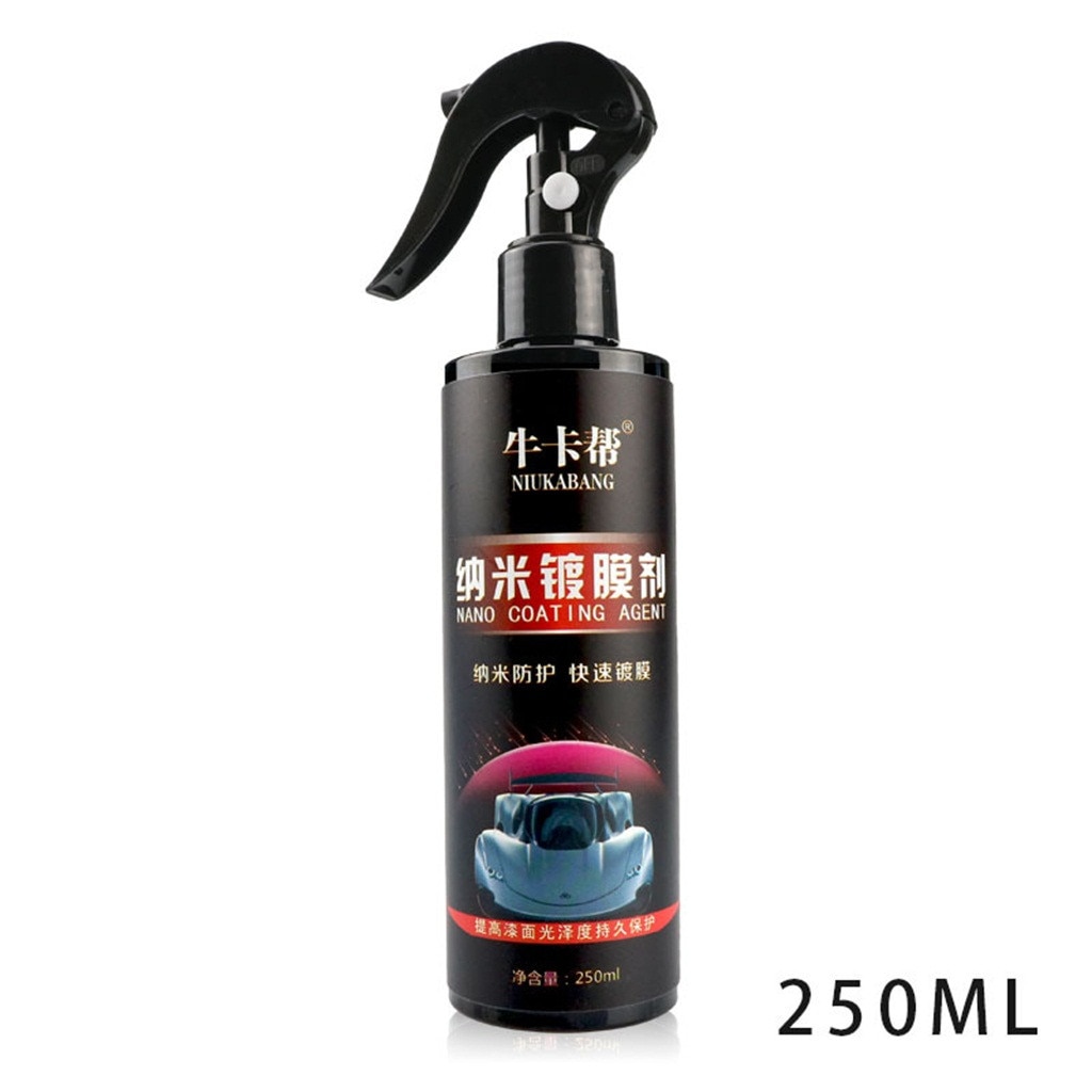 250ml keramiska bilbeläggning lack vård bil nano reparation spray oxidation flytande keramisk beläggning superhydrofob glasbeläggningsset: 250ml