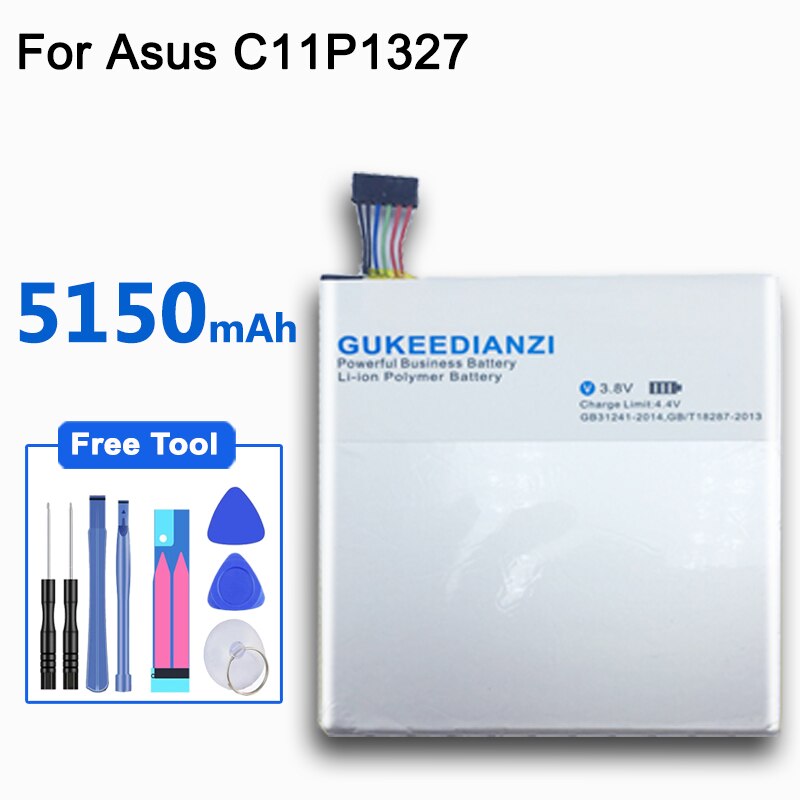 GUKEEDIANZI 5150mAh Replacement Tablet Battery C11P1327 For Asus Fonepad 7 FE170CG ME170C FE170 Fonepad7 K017 K012 Baterry