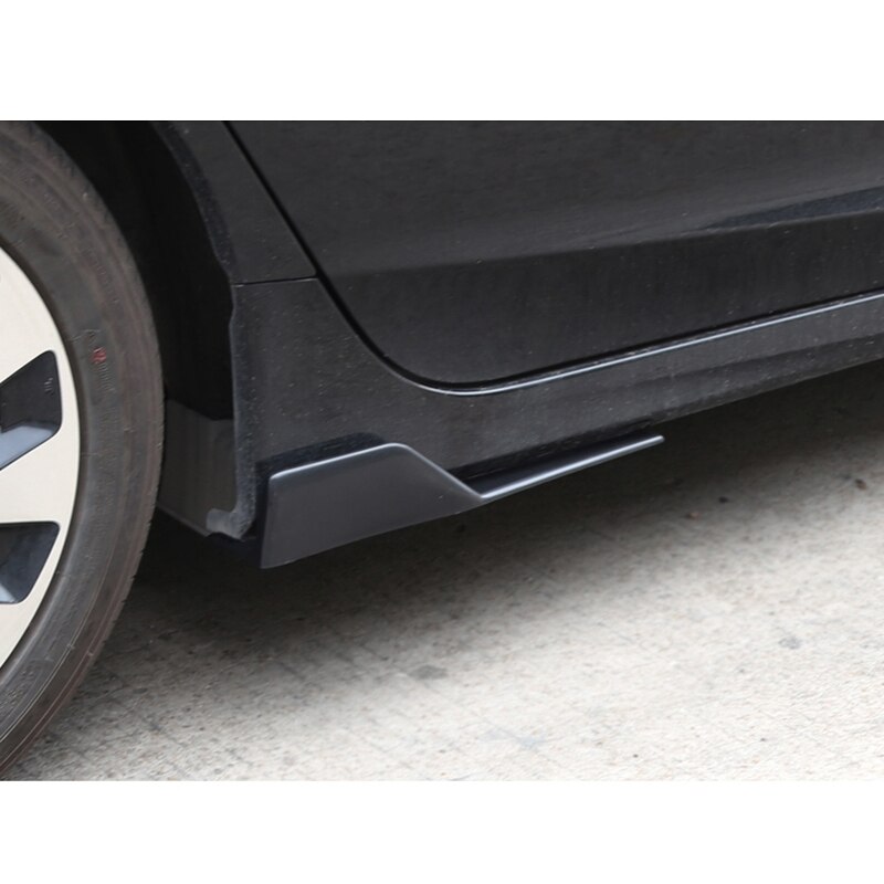 2Stck Universal- 45cm Auto Breite Körper Seite Röcke Splitter Bausatz Geändert Sideskirts Rocker Anti-kratzen Winglet FlüGel stoßstange