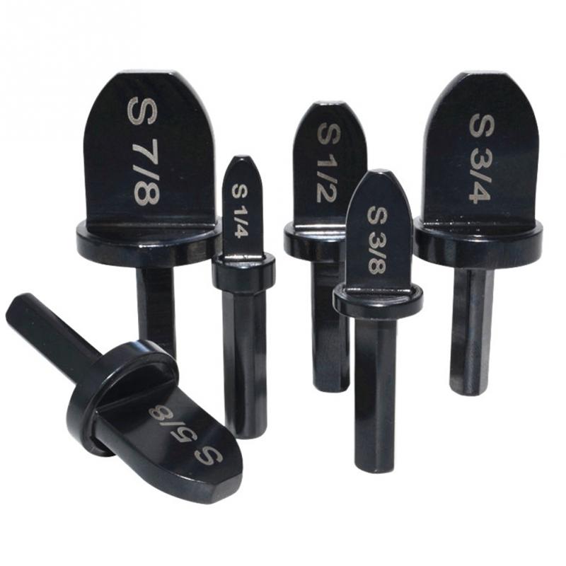 6Pcs Multifunctionele Koperen Pijp Swaging Hulpmiddel Boor Set Draagbare Lager Staal