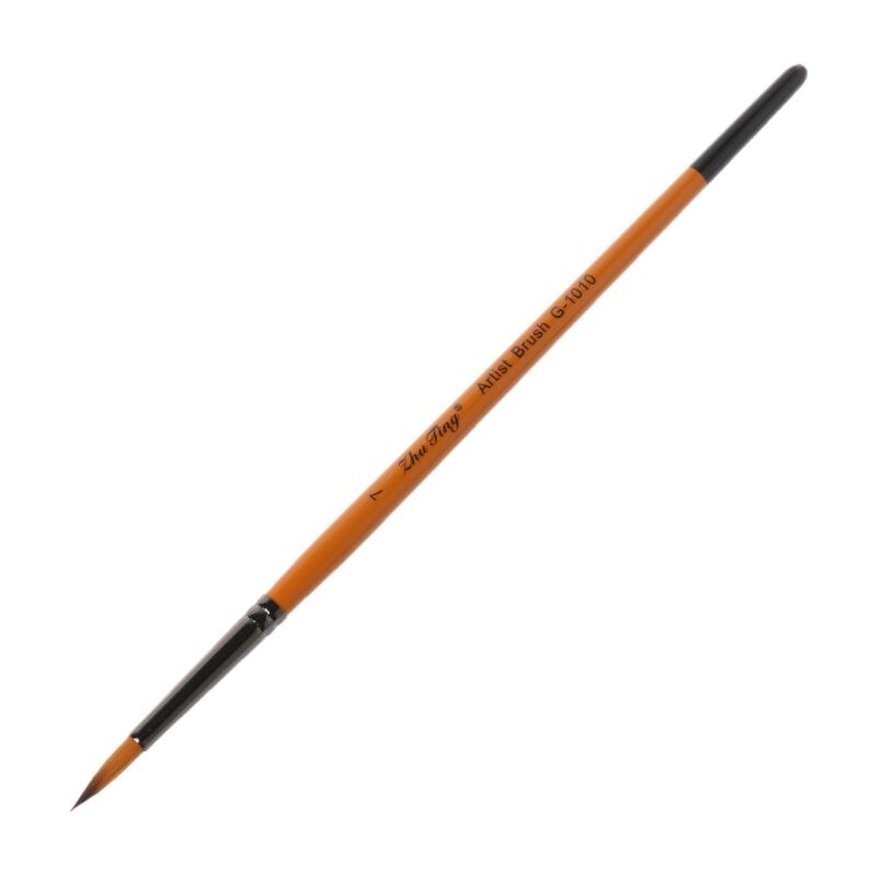 Bolígrafo muy fino pintado a mano suministros de arte Punta de dibujo pincel de Nylon acuarela pintura al óleo de acrílico artesanal: 7