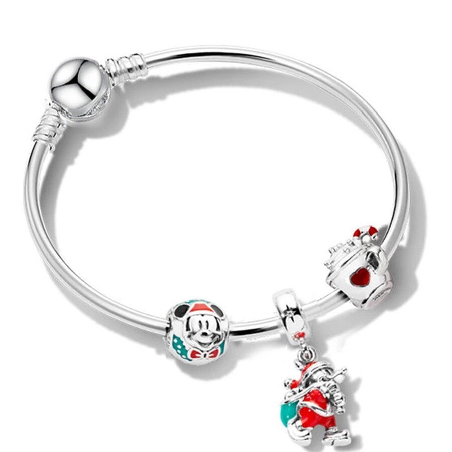 Charms Armband Met Plezier Jeugd Vitaliteit Jongen En Meisje & Kerst Kralen Voor Vrouwen Klassieke Armband Mode-sieraden Cadeau