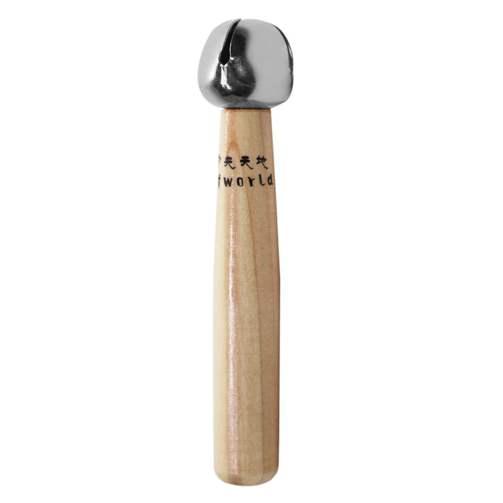 RG11-1A Einzel Holz Handheld Geklingel Glocke Musical Instrument freundlicher Spielzeug Pädagogisches Kindergarten Lernen Werkzeuge für