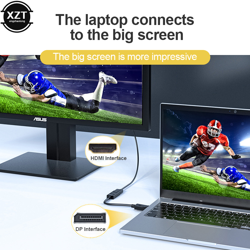 DP Display Port naar VGA DVI HDMI Compatibele Converter Videokabel Display Port D-Sub Adapter 1080P 720P HDTV Monitor PC Accessoire