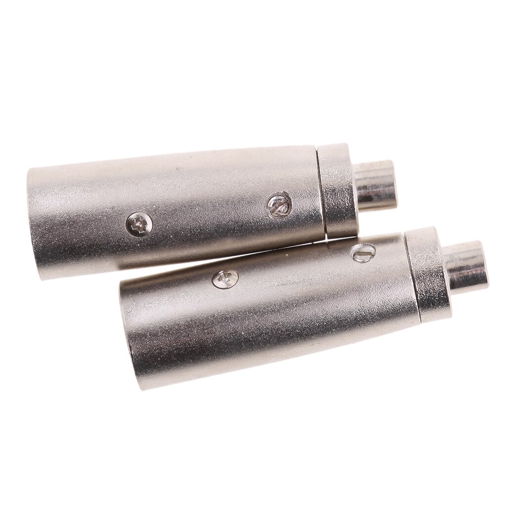 XLR Male To RCA Female Adapter For Microphone Connectors Amplifier
