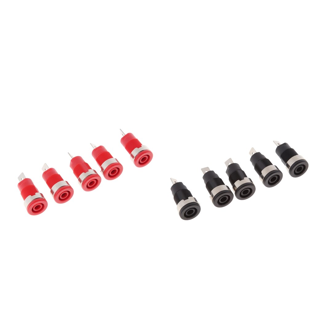 10 stück 4mm Banana Jack Panel Mount Binding Post Buchse Terminal Stecker 1000V 32A