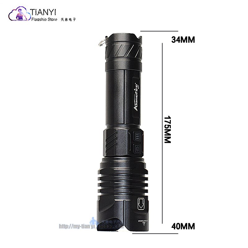 LED high-power telescopic focusing lighting flashlight Support USB rechargeable aluminum alloy searchlight flashlight