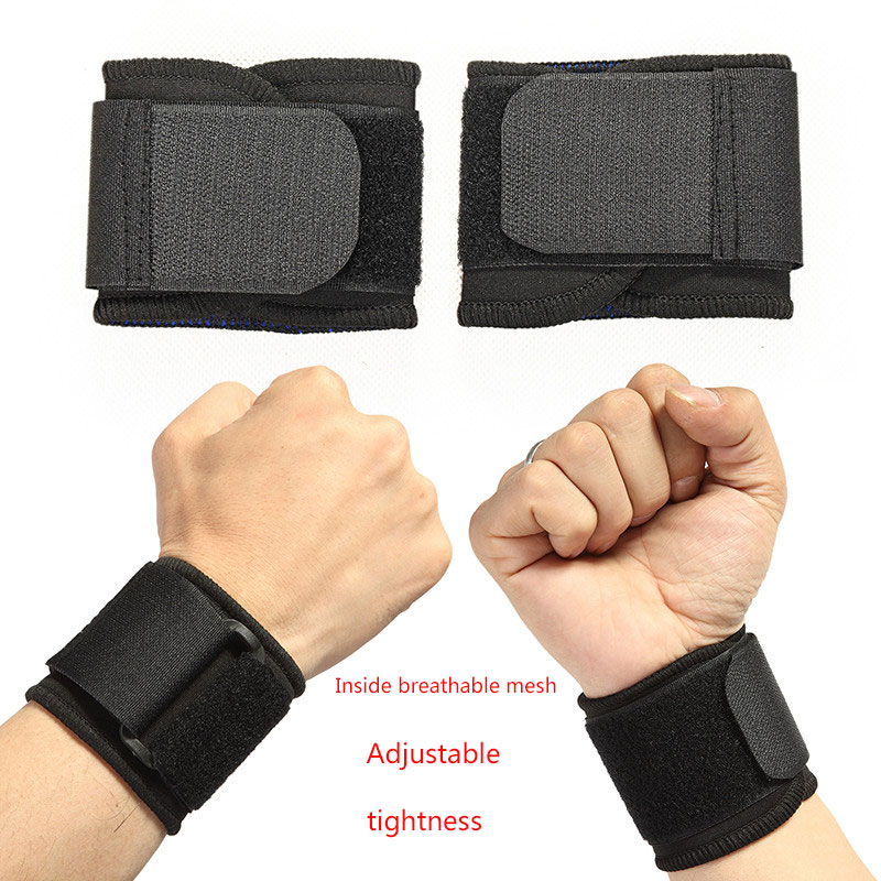 1 Paar Lifting Elastische Zachte Druk Polsband Bandage Ondersteuning Gym Strap Polsband Verstelbare Sport Pols Polsband