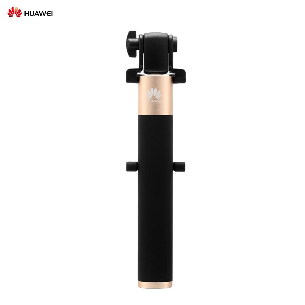 Huawei Wired Selfie Stick - 66cm Extended - 18cm Folded - 270° Adjustable Head - for 56-85mm Smartphones: Gold
