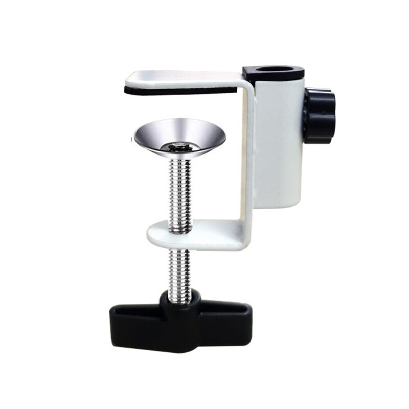 Universal Bracket Clamp Accessories DIY Fixed Metal Clip Light Mount Fittings Screw Camera Holder for Broadcast Micropho: green