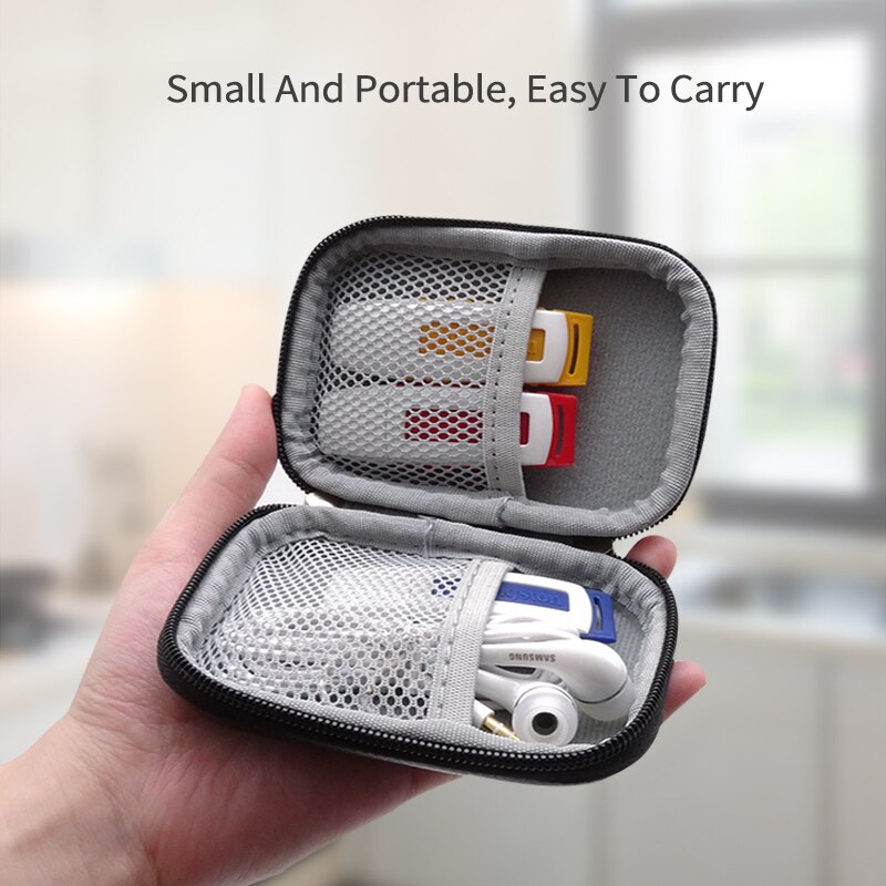 Portable Carrying Storage Bag For MP3 SD Card Holder Earphone Earbud USB Flash Drive Bag case SD Card USB Flash Drive Box