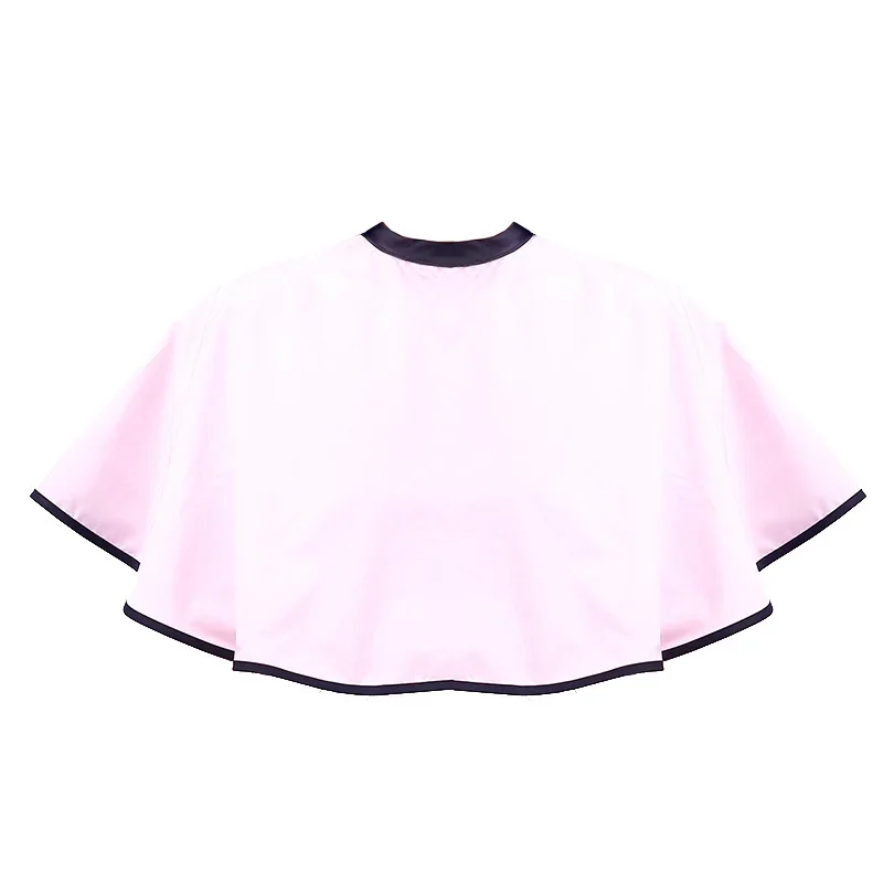 Herramientas para teñir el cabello, capa corta cuadrada negra resistente al agua para peluquería, peluquero, corte de pelo, envoltura de tela, capa de peluquería, peluquero