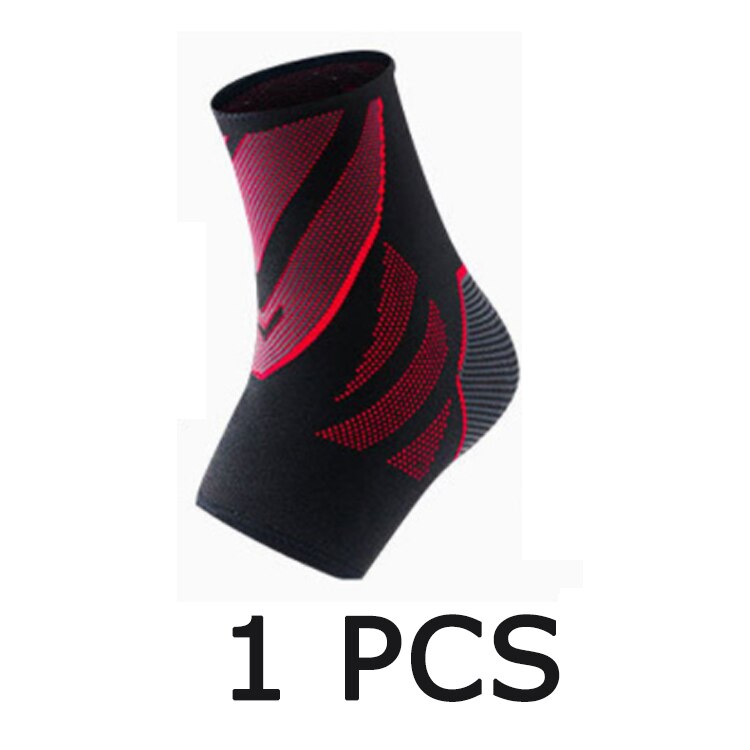 Enkel Ondersteuning Compressie Mouw Kan Herstellen Gewrichtspijn Achillespees Letsel Pees Ondersteuning Plantaire Enkel Bescherming 1 Pcs: Red 1 piece / M