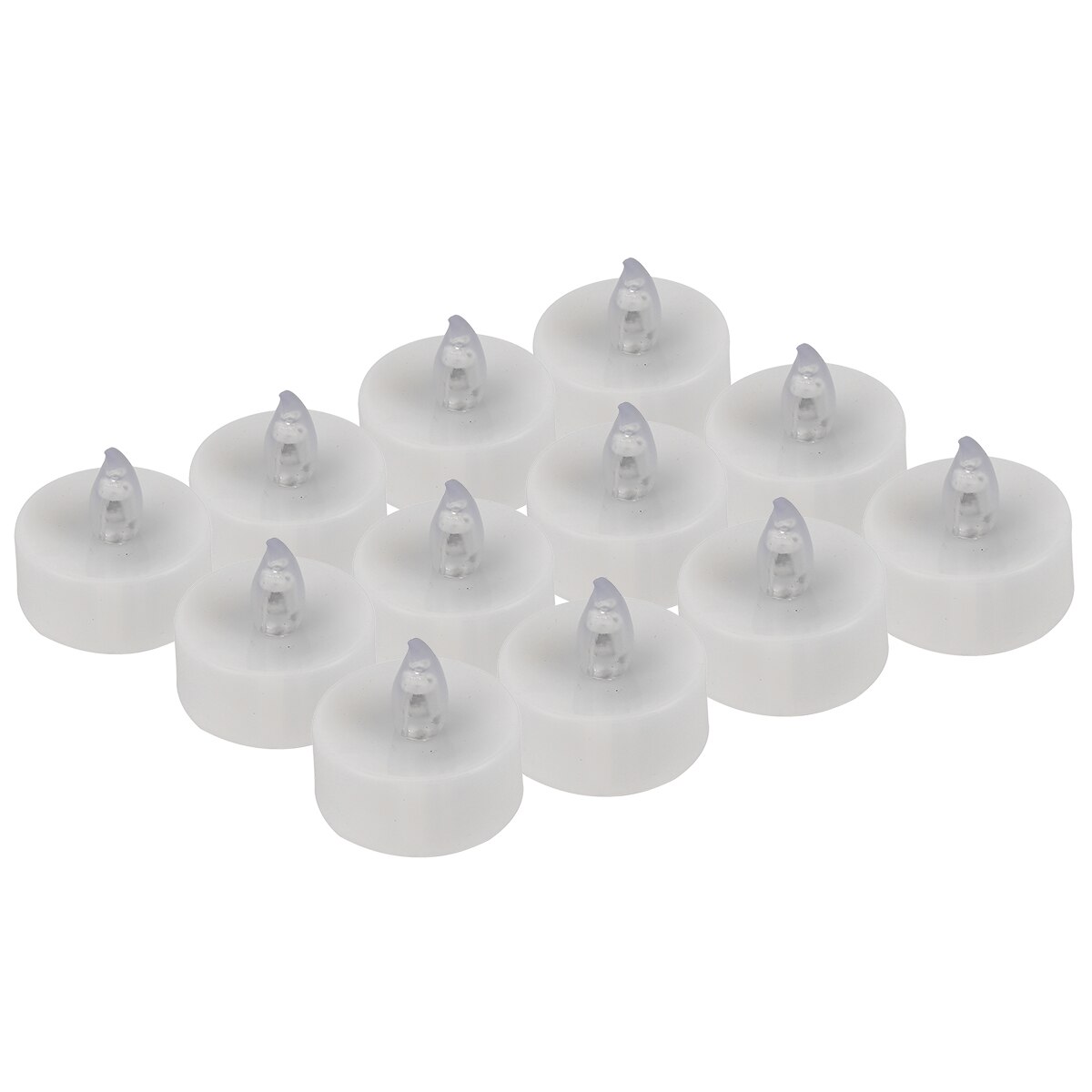 12pcs DIY LED Candles With Remote Control Windproof LED Tea Lights Battery Operated Smokeless Candles For Party Decoration​